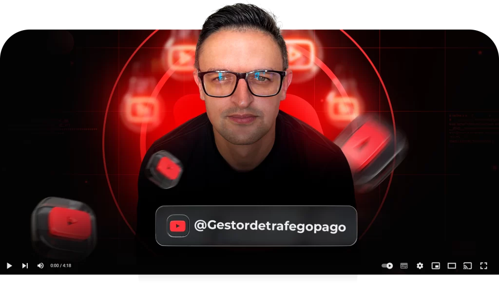 Canal do Youtube do Gestor de Tráfego Pago